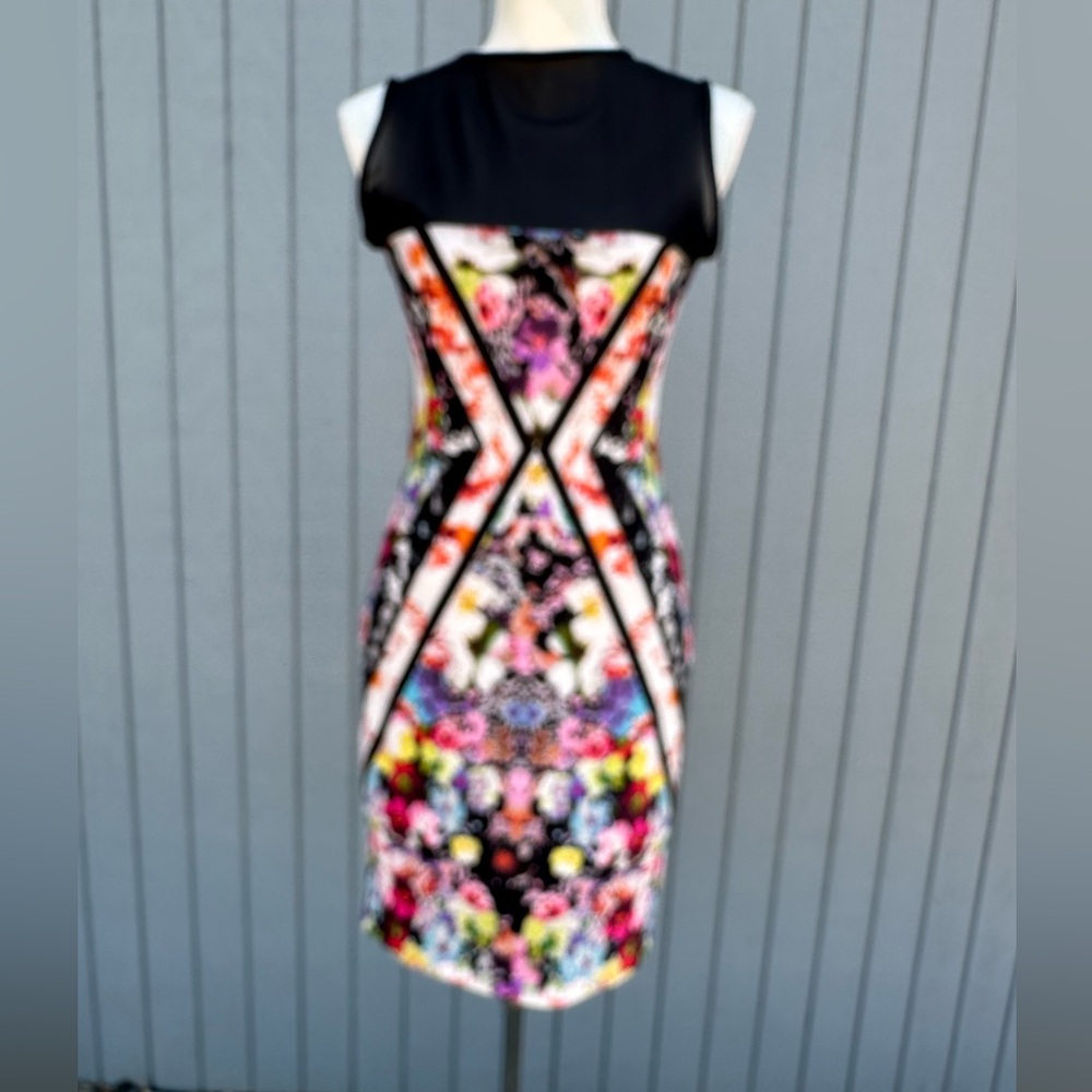 Boston Proper Fitted Floral Dress